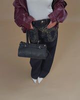 Jeans ampi con ricami - H5927