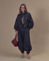 Jeans ballon con fibbie - 71635