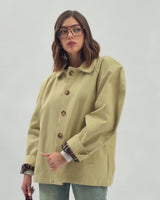 Giacca con volume in cotone - 10716