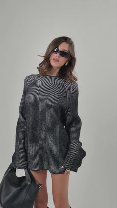 Maglione knit a coste - 2625