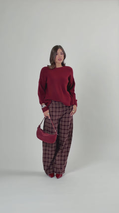 Pantaloni a quadri - 9822