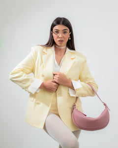 Borsa in pelle RACHEL MIGNON rosa - LOVING BAGS