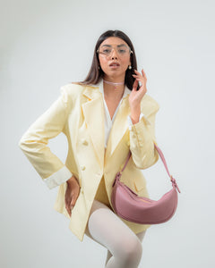 Borsa in pelle RACHEL MIGNON rosa - LOVING BAGS