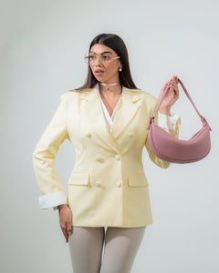 Borsa in pelle RACHEL MIGNON rosa - LOVING BAGS