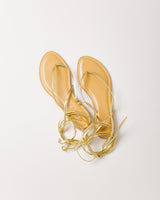 Sandali in pelle alla schiava PLATINO - LOVING 02