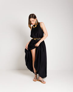Sandali in pelle alla schiava NERI - LOVING 03