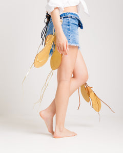 Sandali in pelle alla schiava CUOIO - LOVING 03
