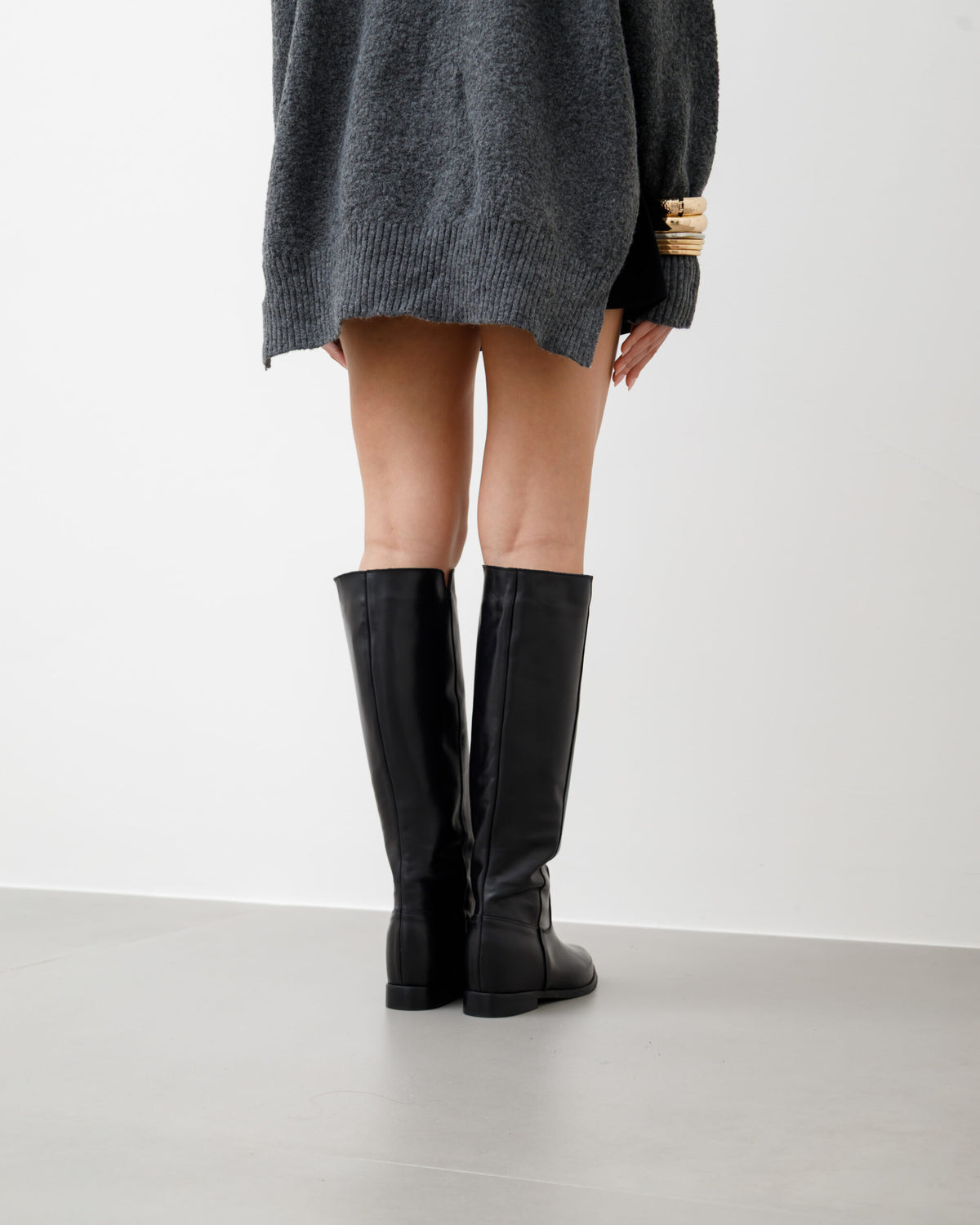 Stivali in pelle con rialzo - LOVING V89