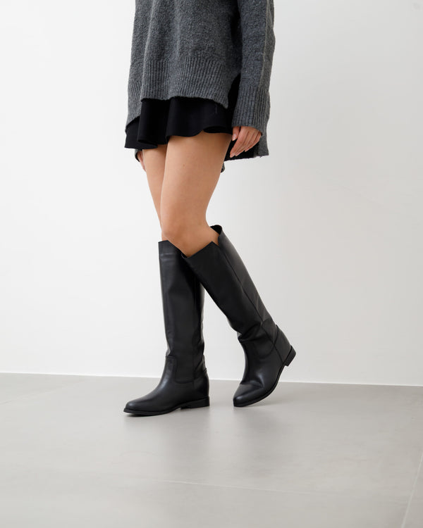 Stivali in pelle con rialzo - LOVING V89
