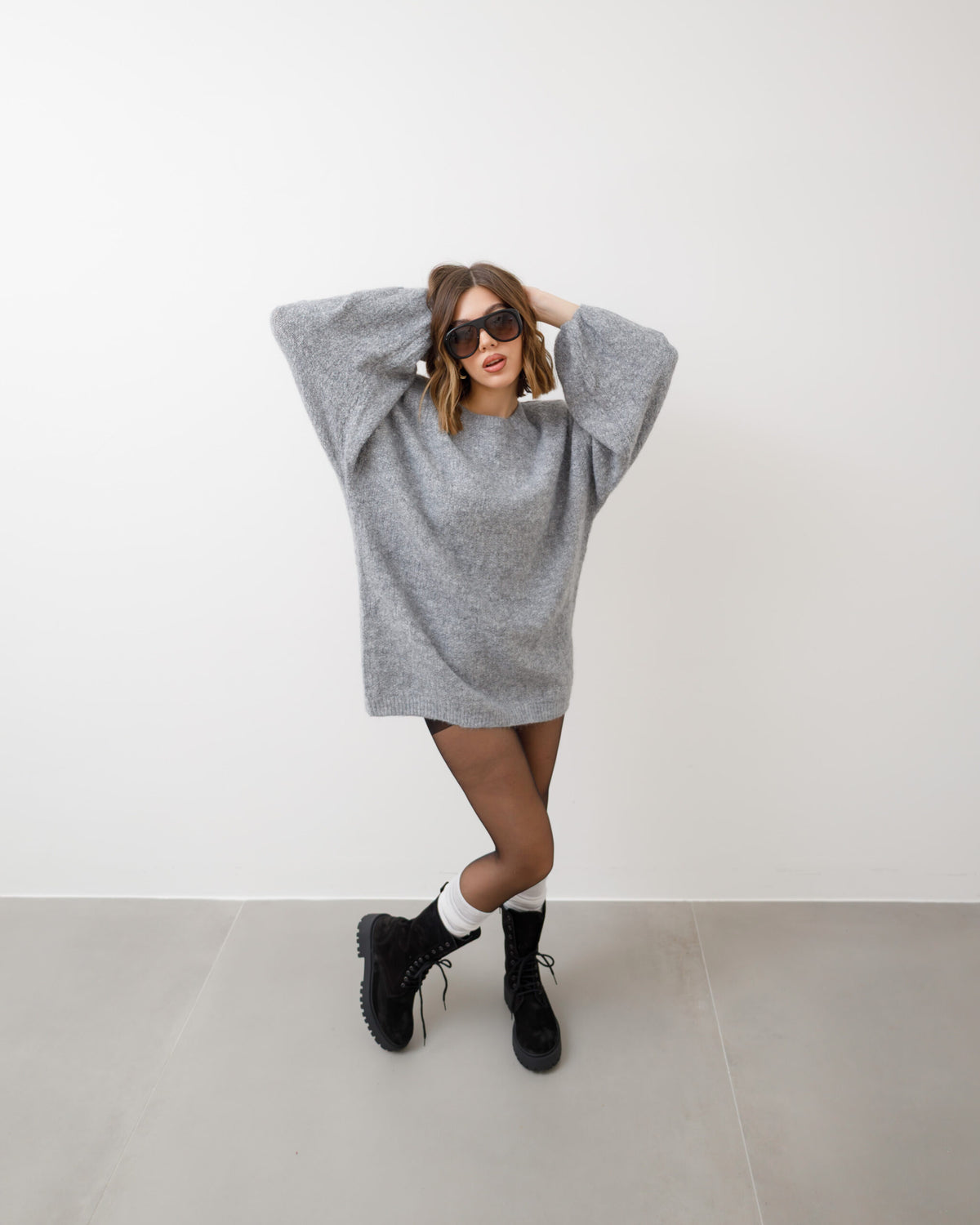 Anfibi in suede NERO  - 3000
