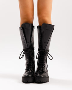 Anfibi alti in pelle - 30032
