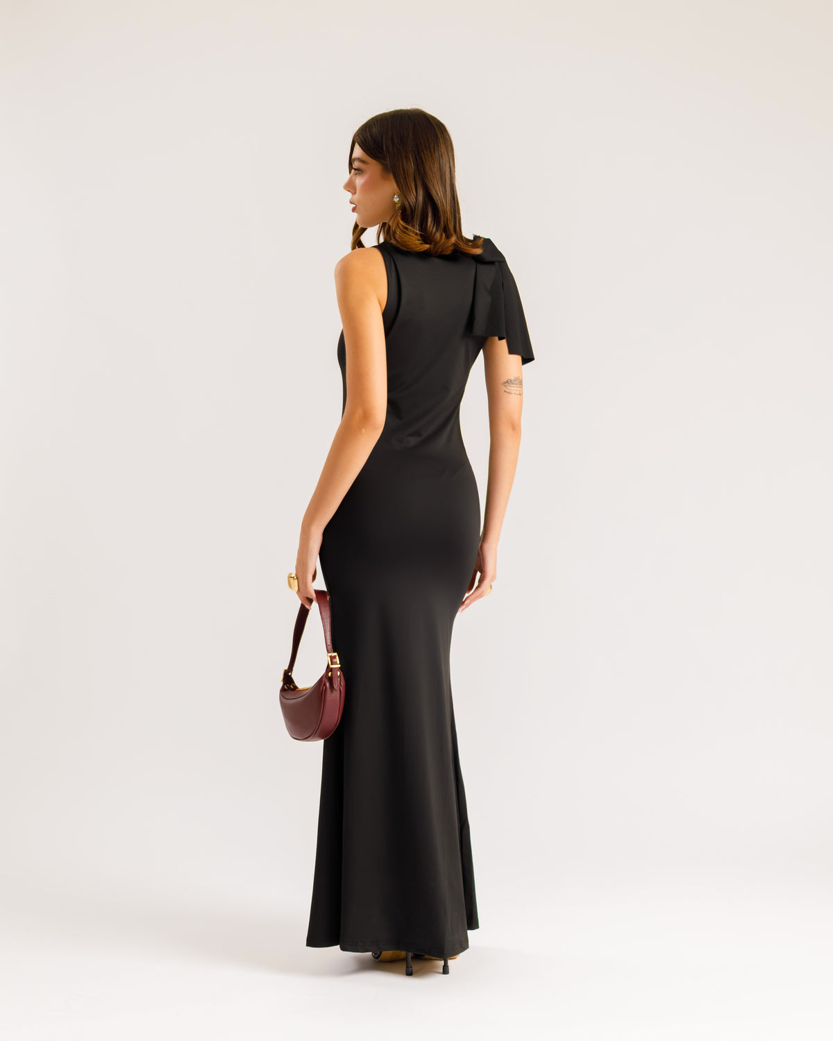 Abito lungo in lycra - L2040