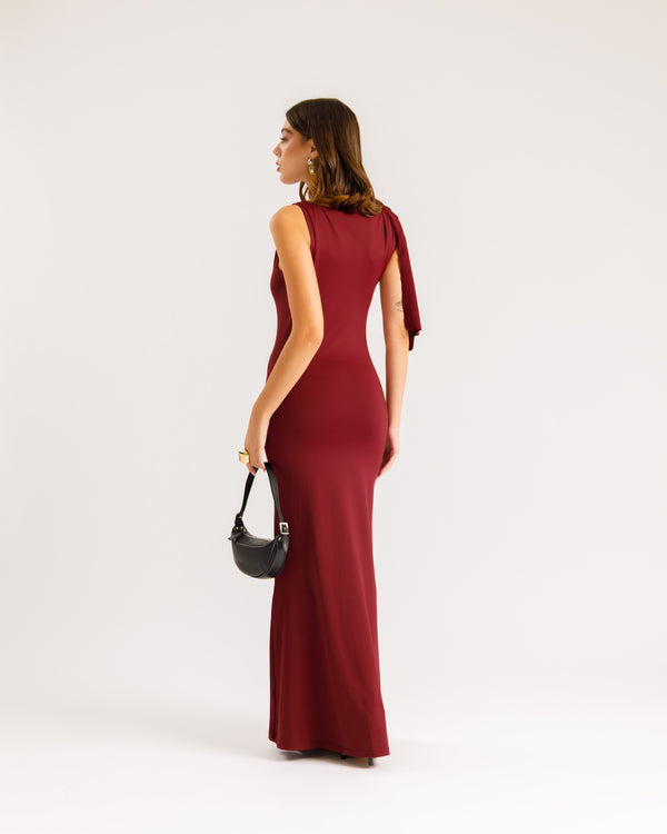 Abito lungo in lycra - L2040