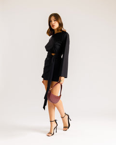 Abito corto cut-out - RL1693