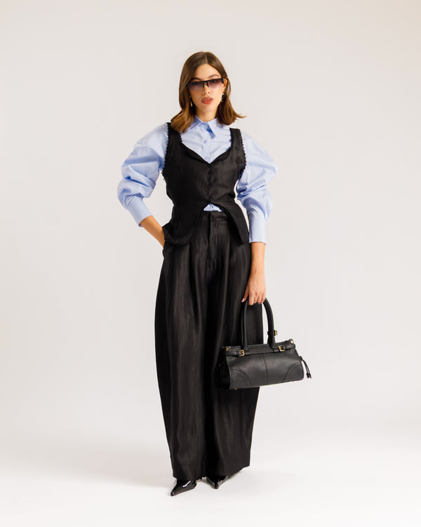 Tailleur con panciotto NERO - EC16585