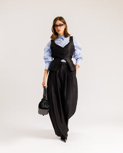 Tailleur con panciotto NERO - EC16585
