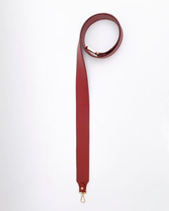 Tracolla in pelle BORDEAUX - LOVING BAGS