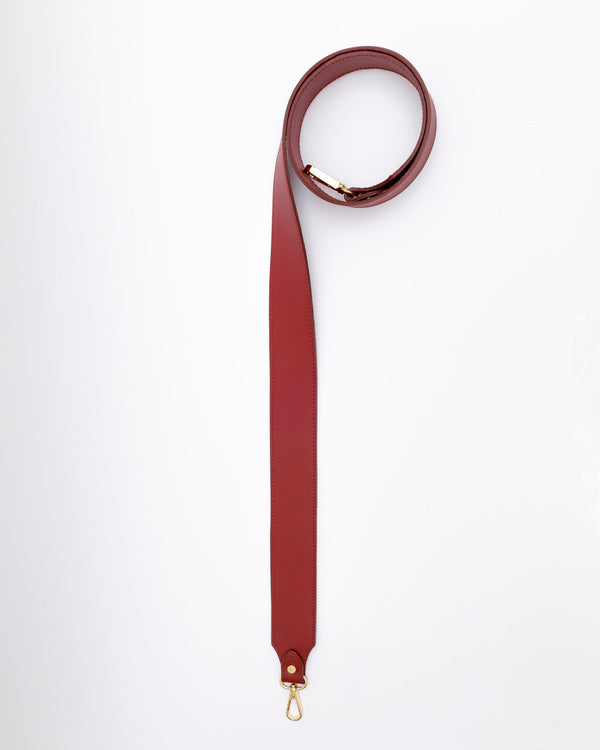 Tracolla in pelle BORDEAUX - LOVING BAGS