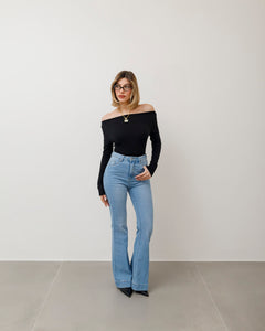 Maglia basic con scollo - 5612