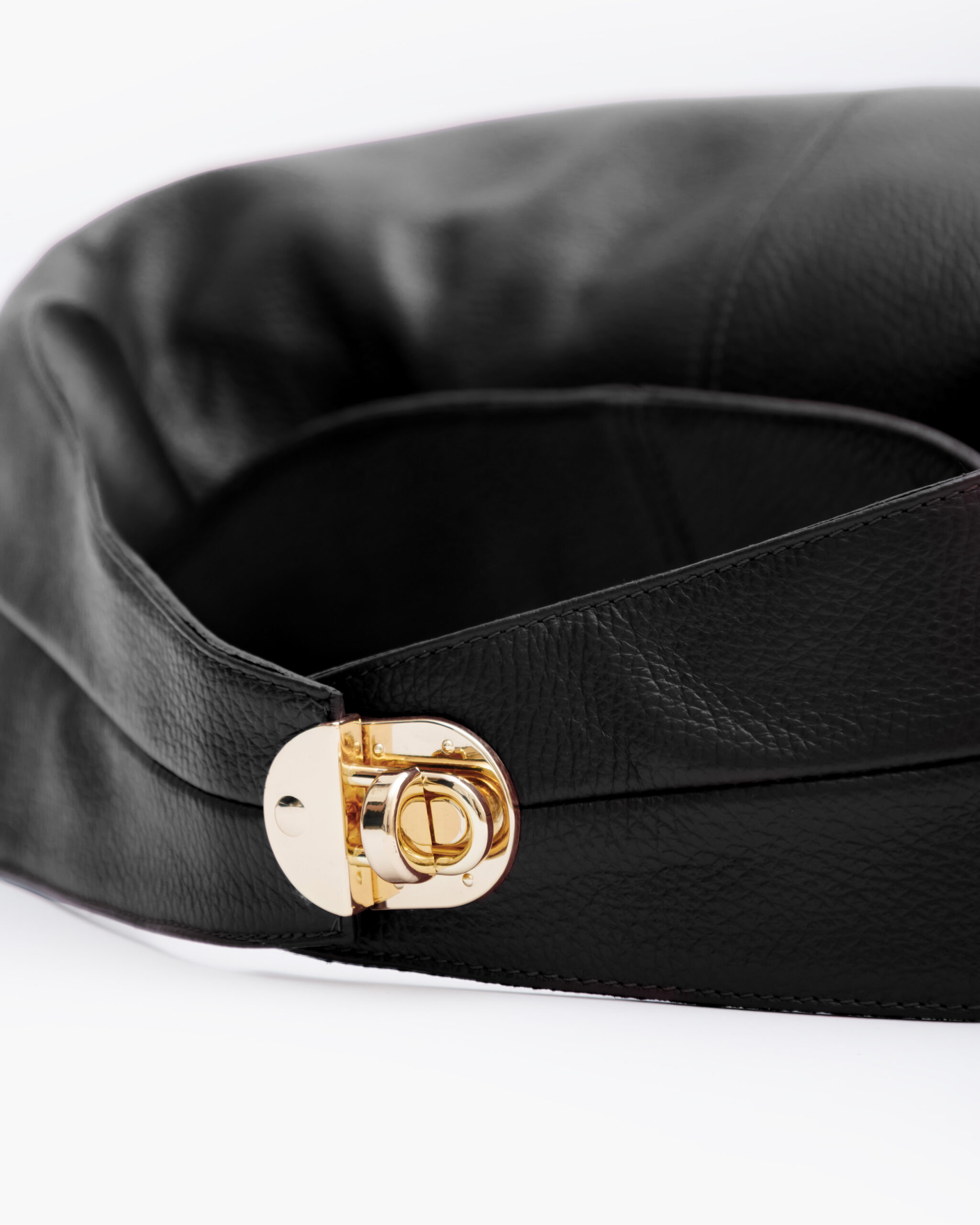Borsa in pelle AMINA nera - LOVING BAGS - immagine 4