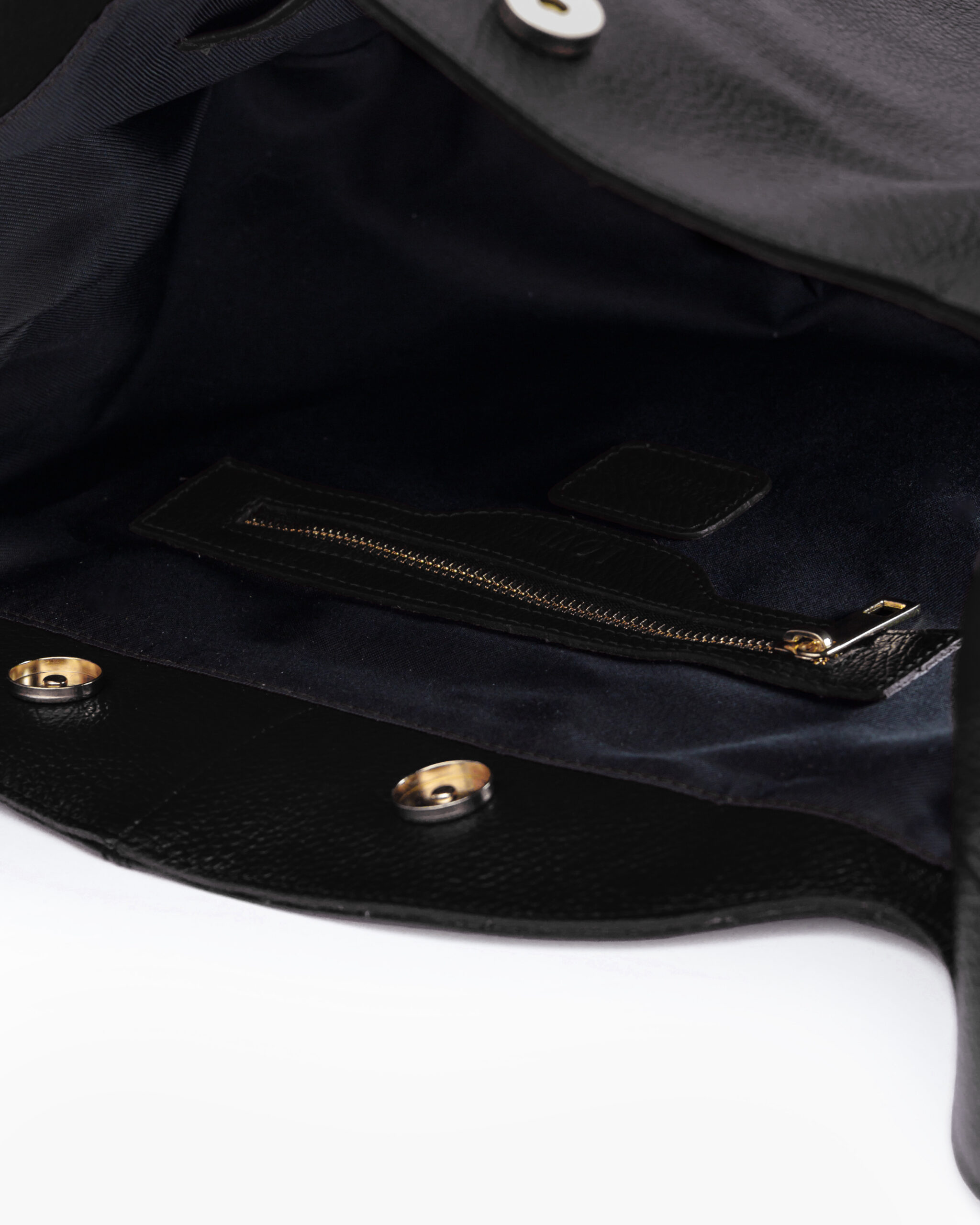 Borsa in pelle AMINA nera - LOVING BAGS - immagine 6