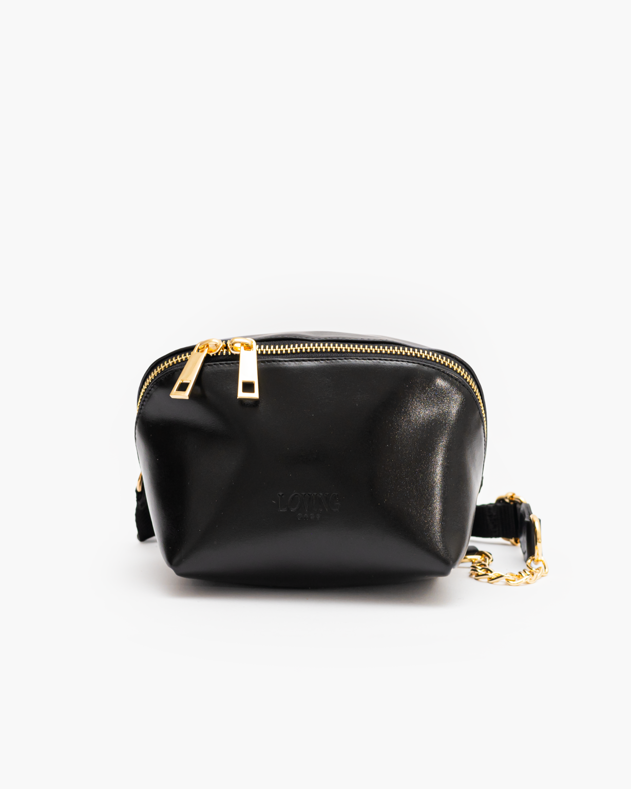 Borsa in pelle ALMA nera - LOVING BAGS - immagine 4