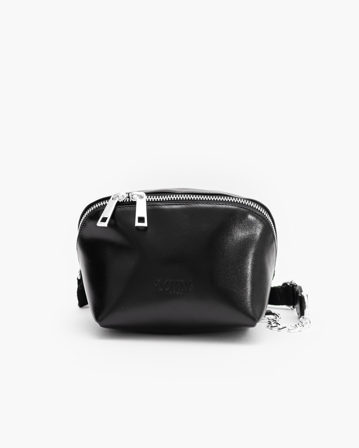 Borsa in pelle ALMA nera - LOVING BAGS - immagine 10