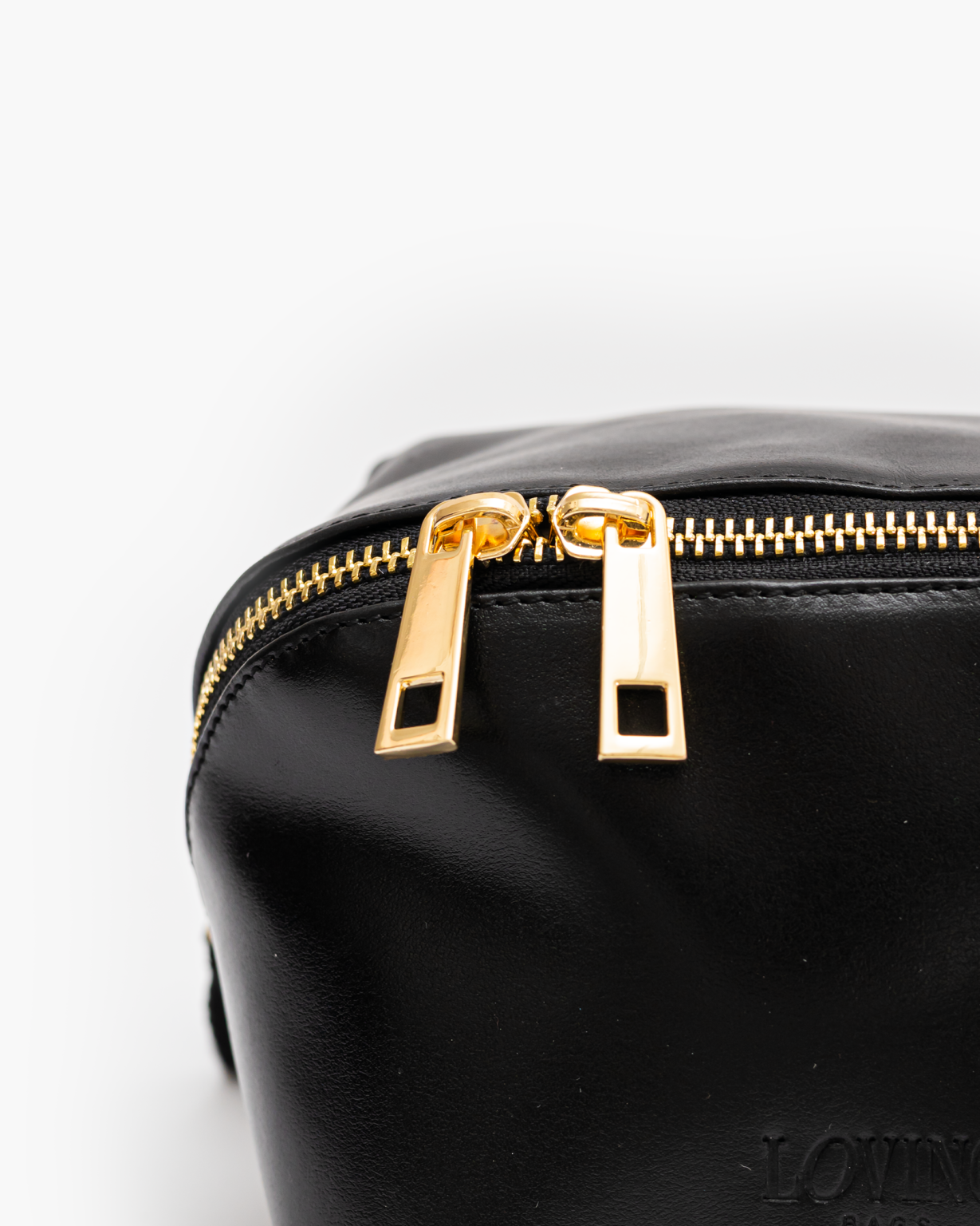 Borsa in pelle ALMA nera - LOVING BAGS - immagine 3