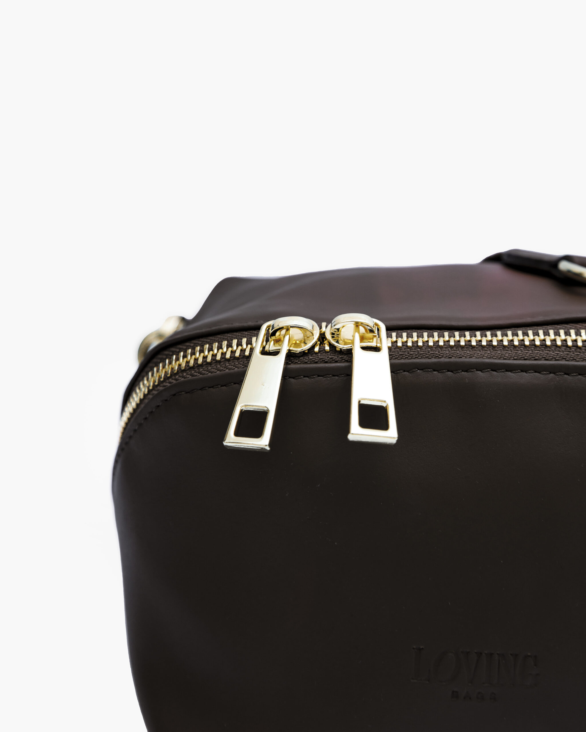 Borsa in pelle ALMA testa di moro - LOVING BAGS - immagine 11