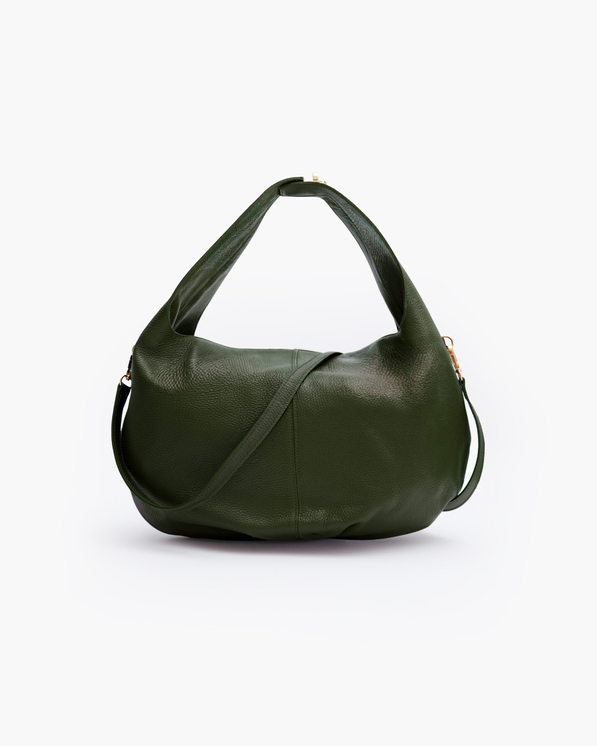 Borsa in pelle AMINA verde foresta - LOVING BAGS