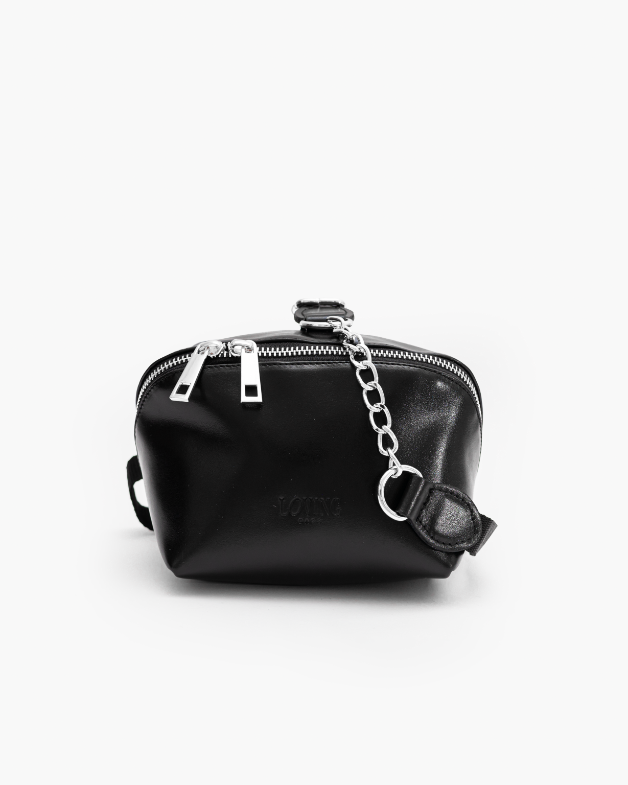 Borsa in pelle ALMA nera - LOVING BAGS - immagine 9