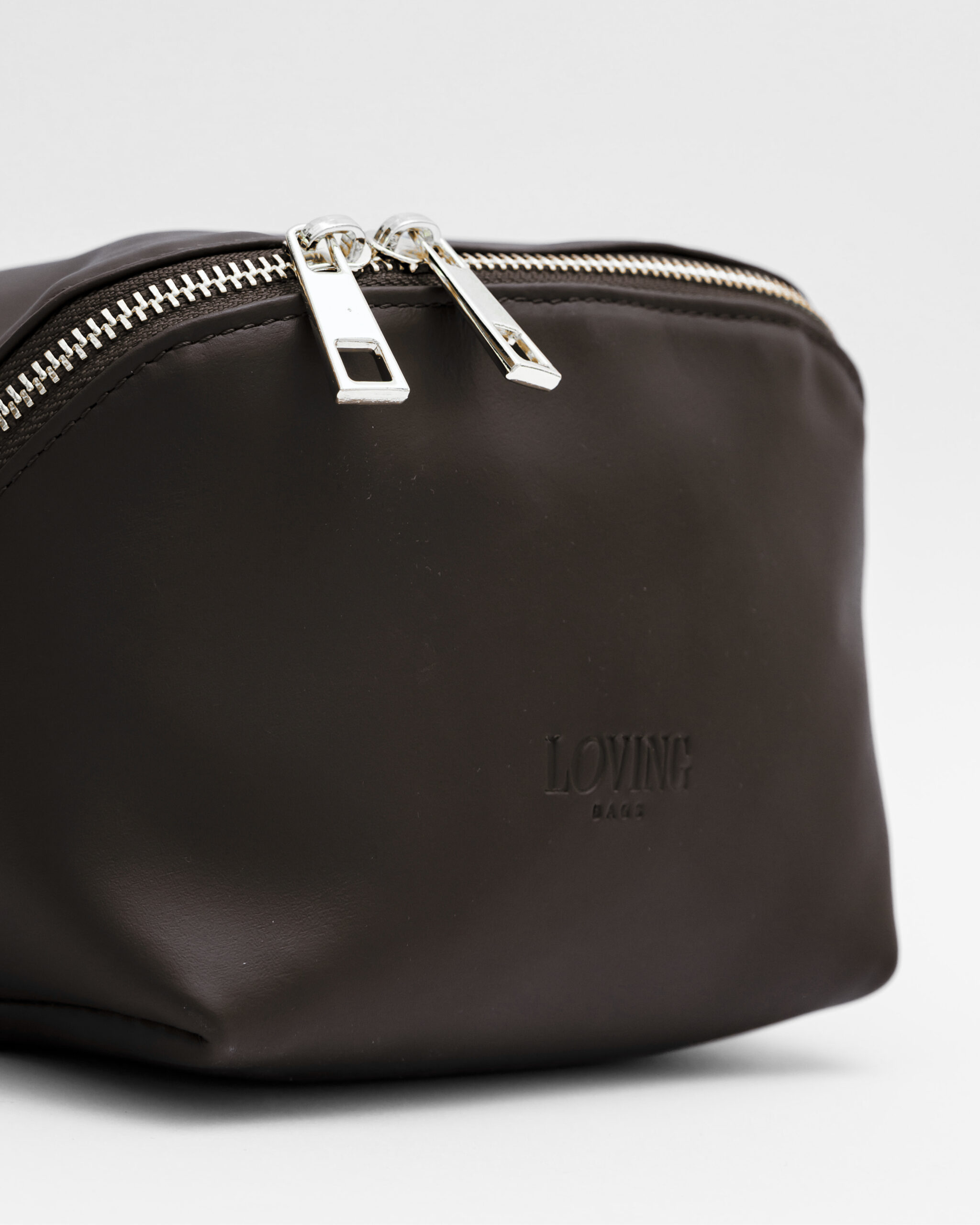 Borsa in pelle ALMA testa di moro - LOVING BAGS - immagine 3