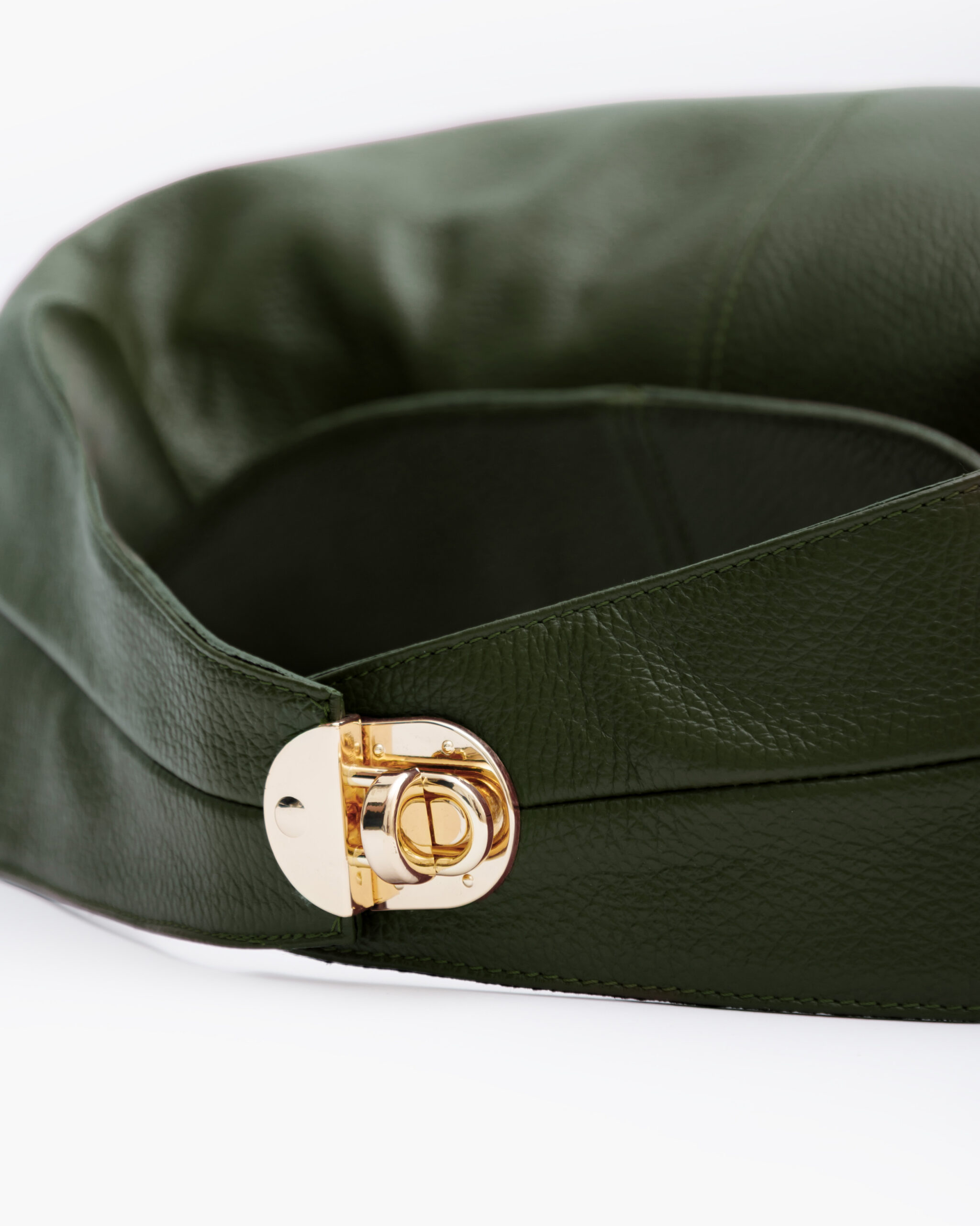 Borsa in pelle AMINA verde foresta - LOVING BAGS - immagine 3
