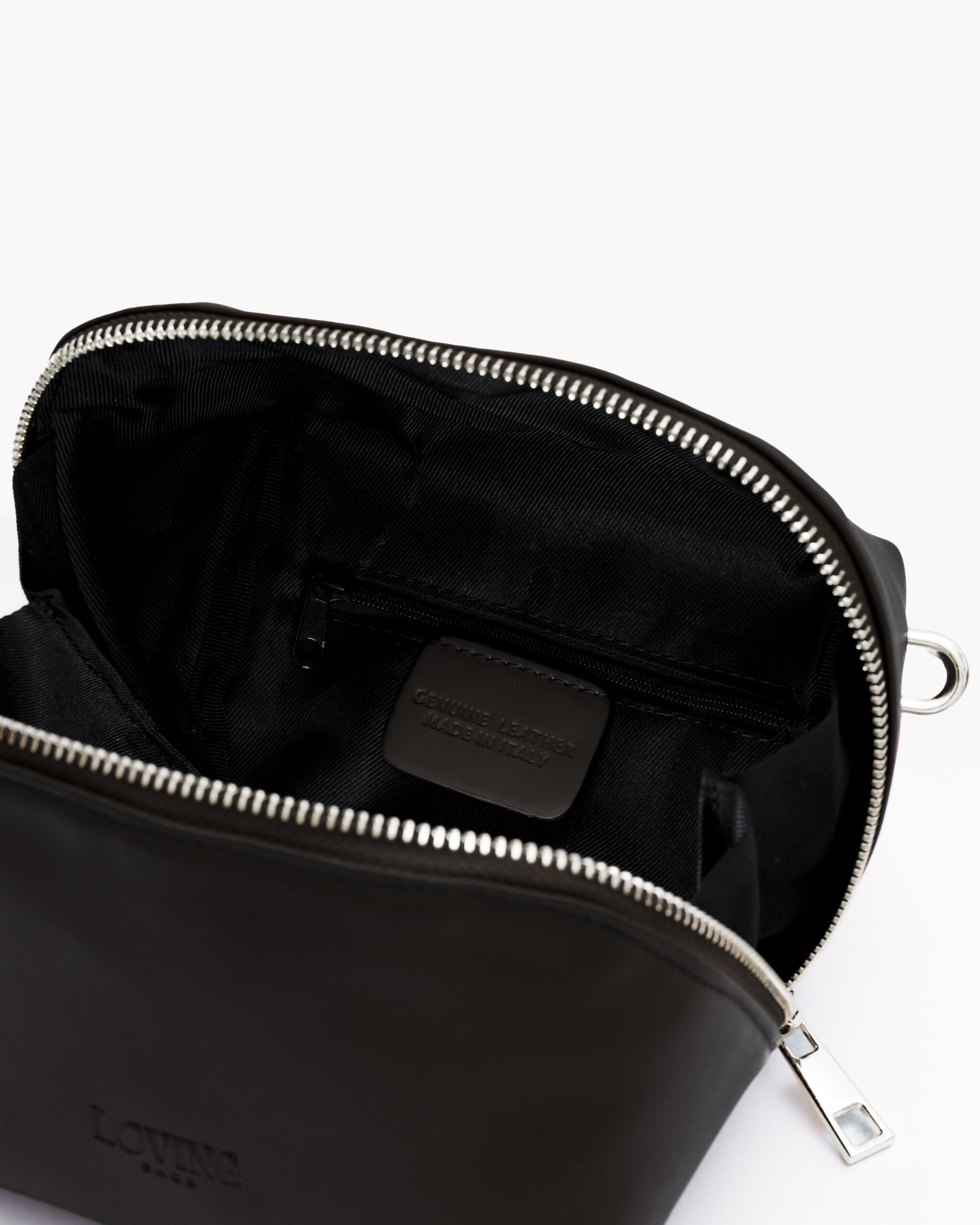 Borsa in pelle ALMA testa di moro - LOVING BAGS - immagine 6