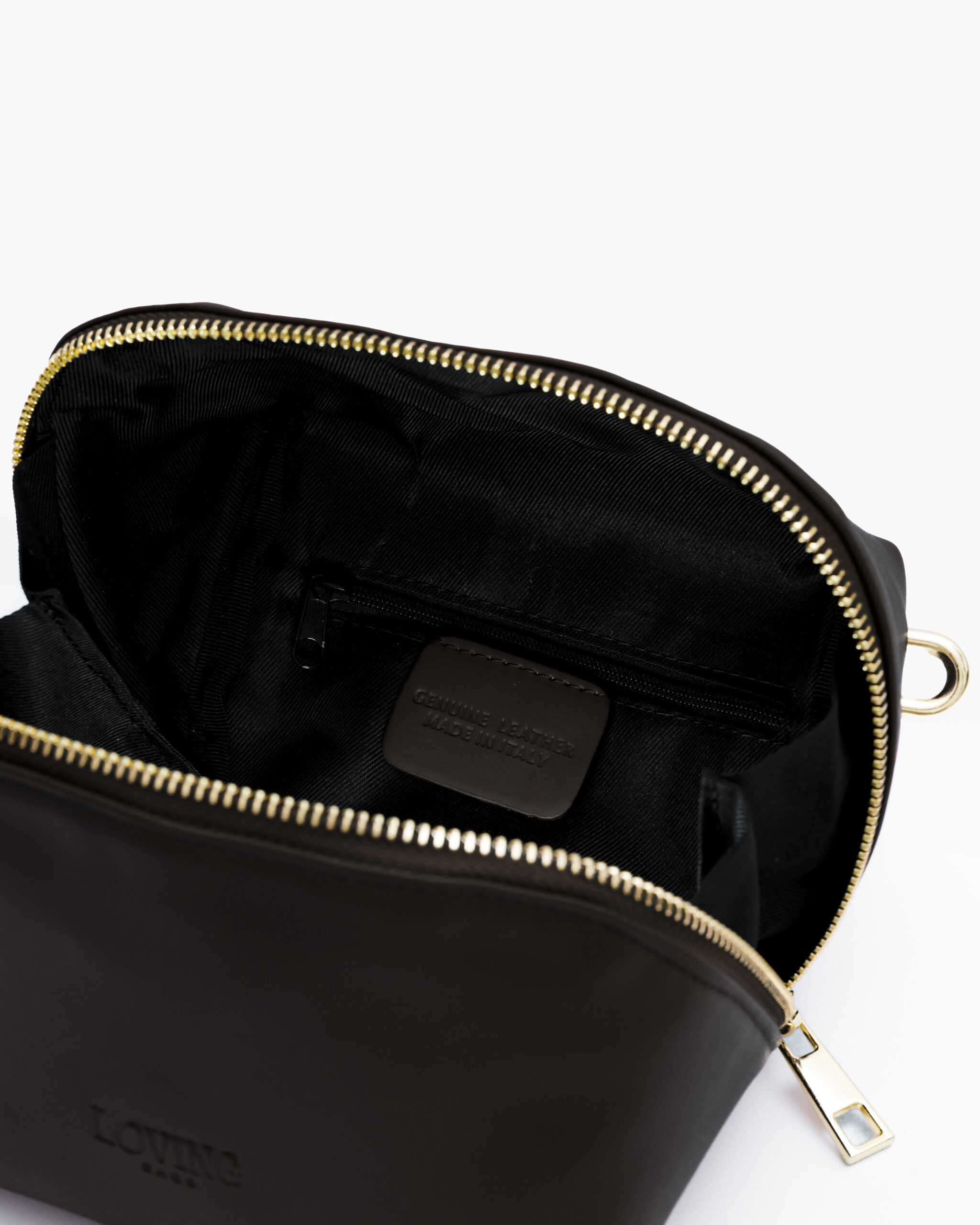 Borsa in pelle ALMA testa di moro - LOVING BAGS - immagine 13
