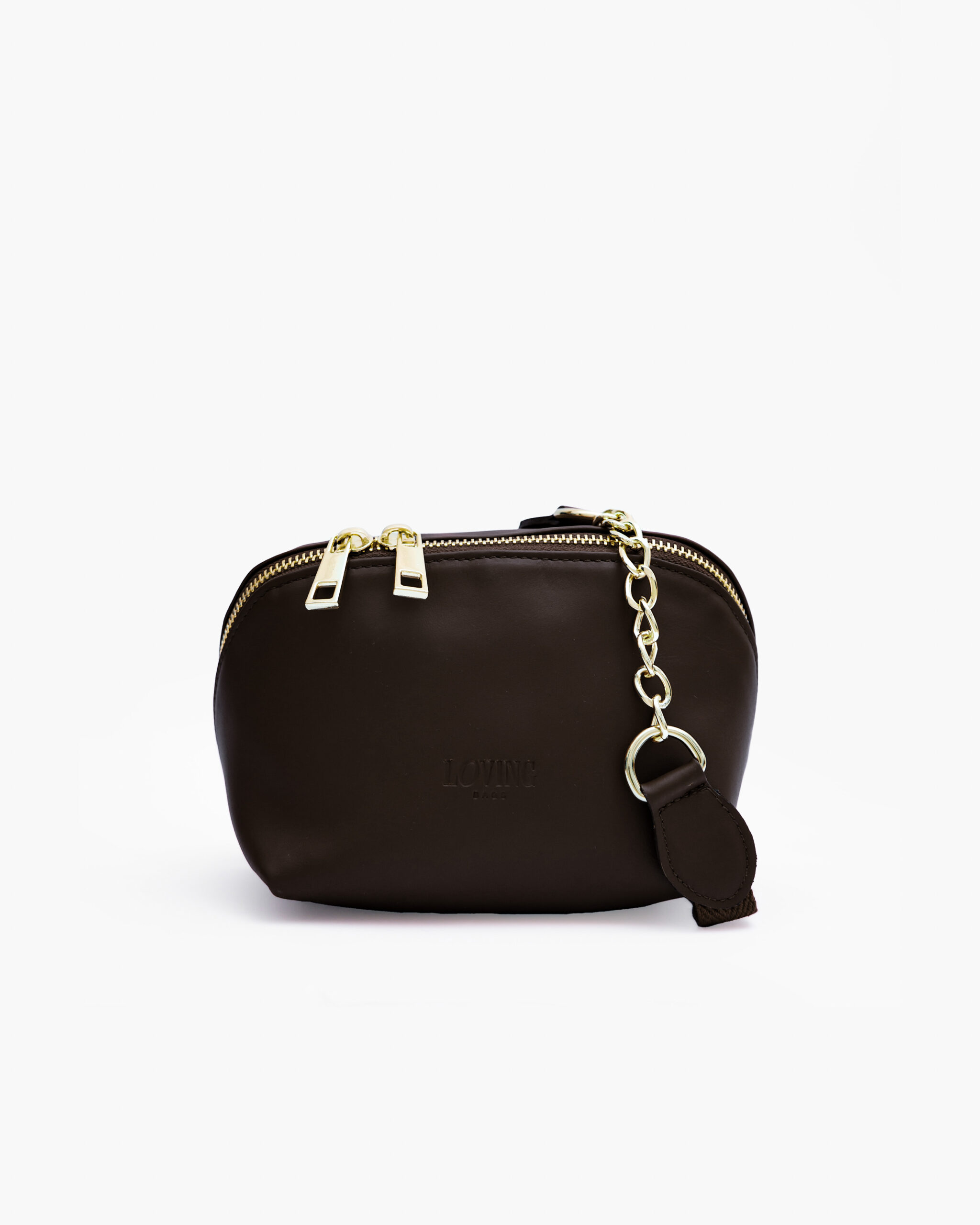 Borsa in pelle ALMA testa di moro - LOVING BAGS