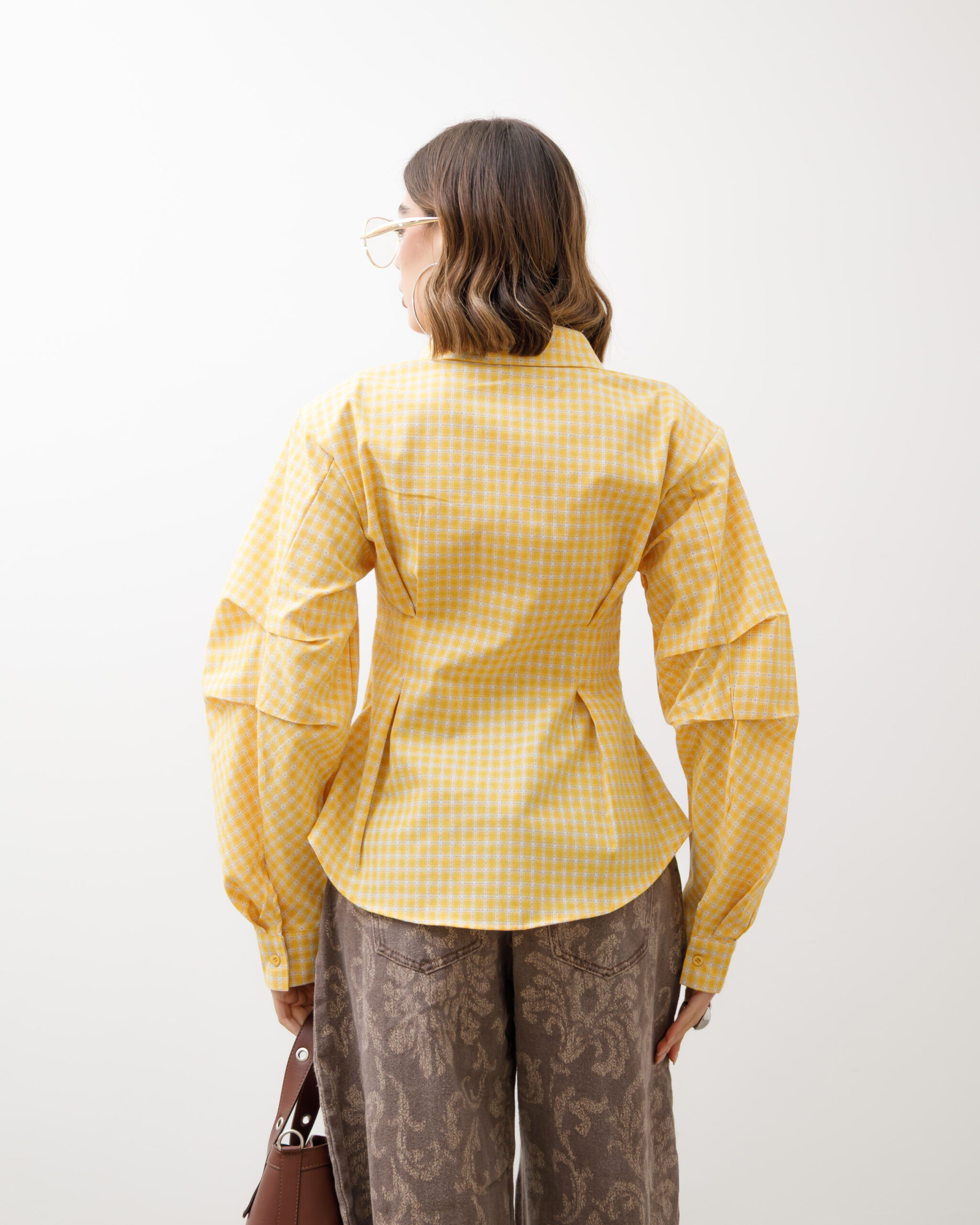 Camicia avvitata a quadretti - H12890 SLC - immagine 4