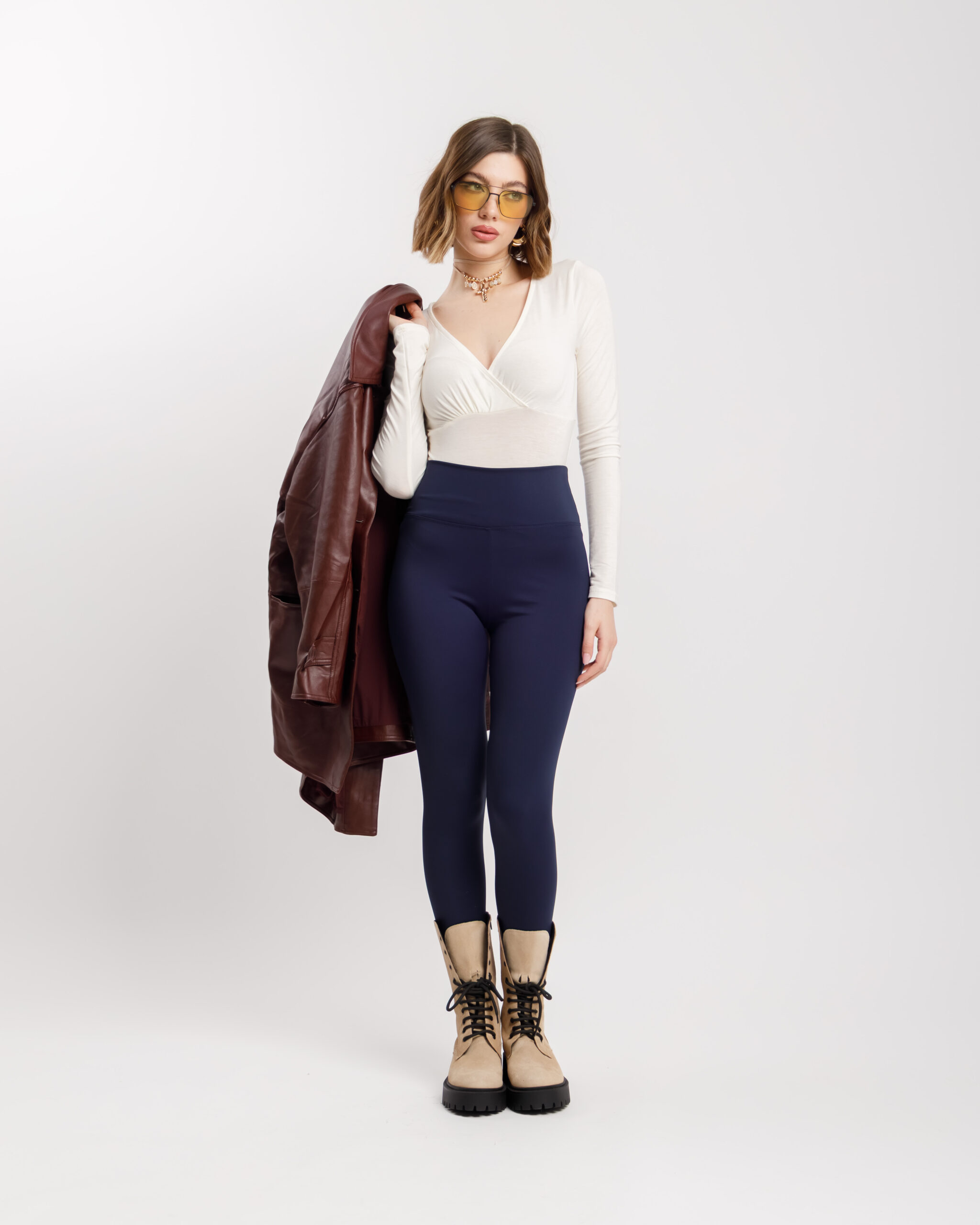 Leggings con ghette - P12996 - immagine 2