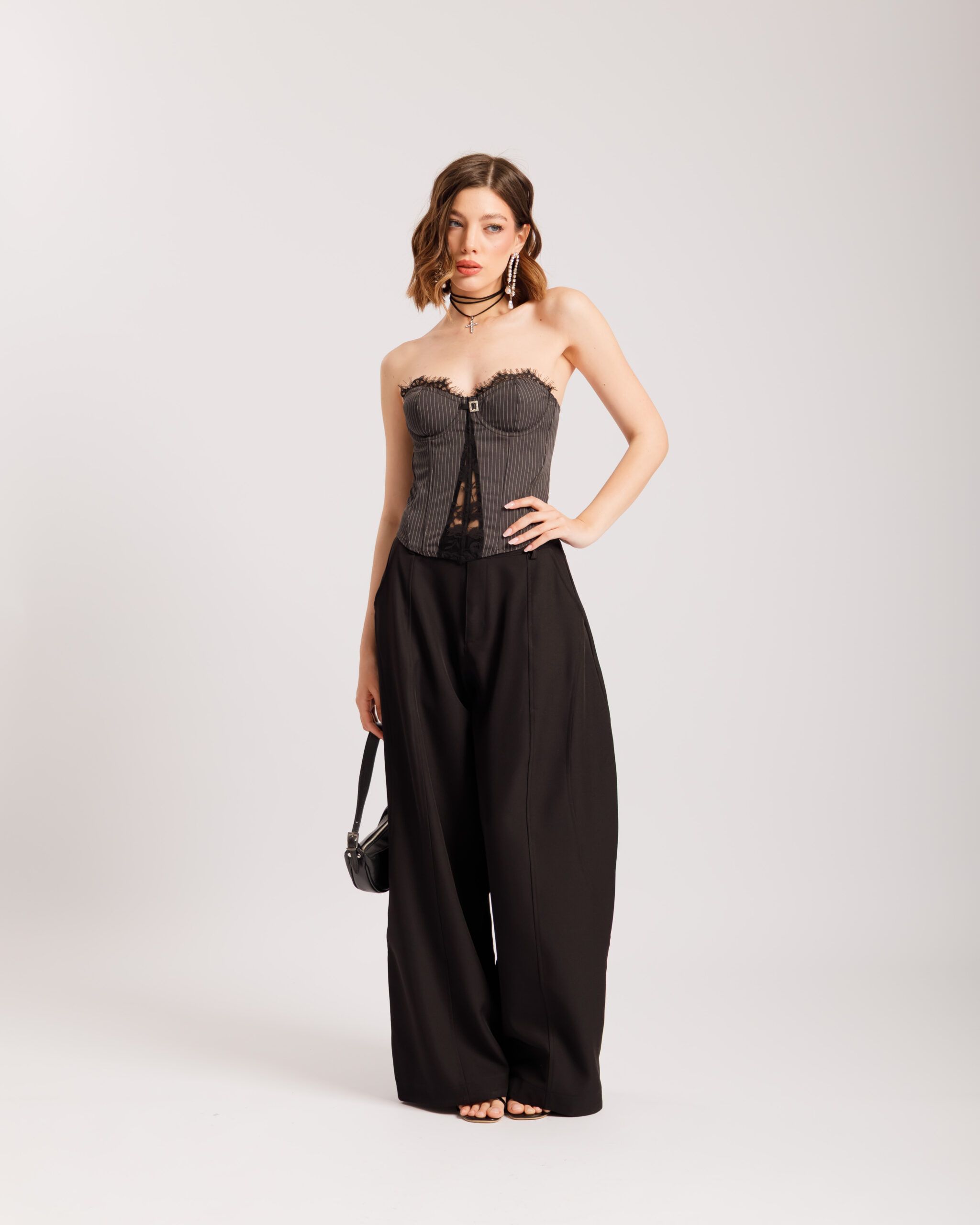 Corsetto gessato - ST15325 - immagine 4