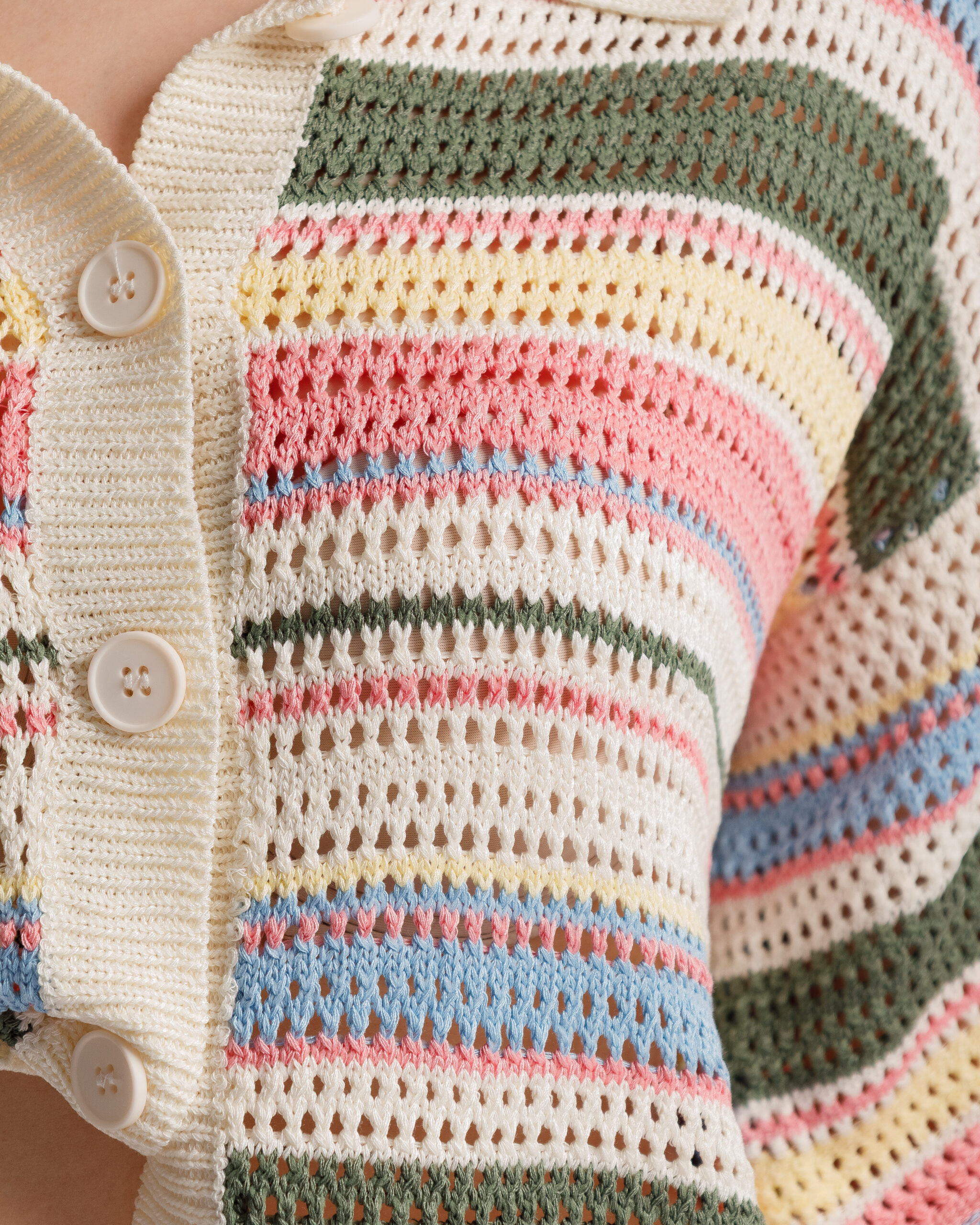 Coord-set in maglia traforato - 2447 - immagine 5
