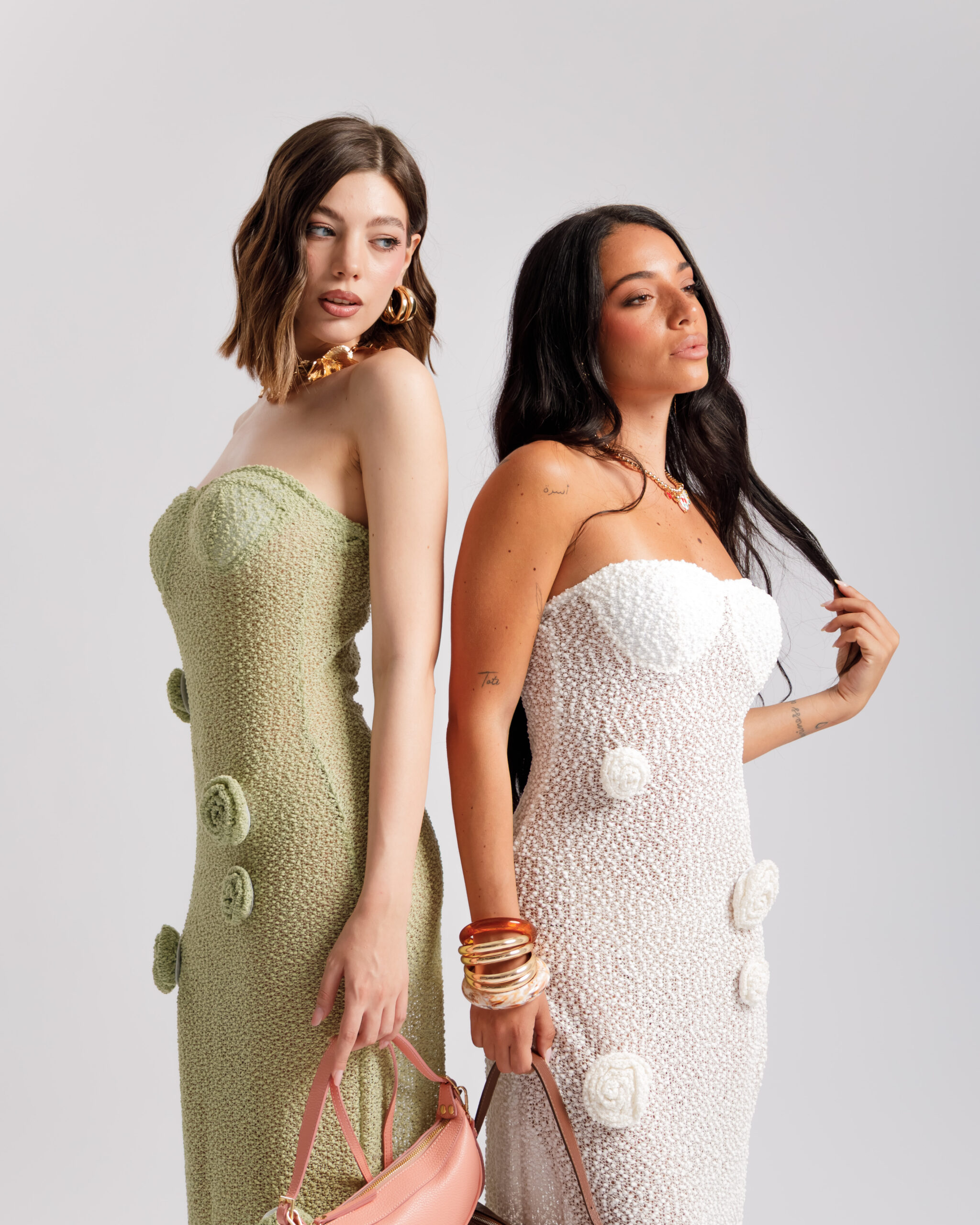 Abito in maglia con coppe - 50202 - immagine 4