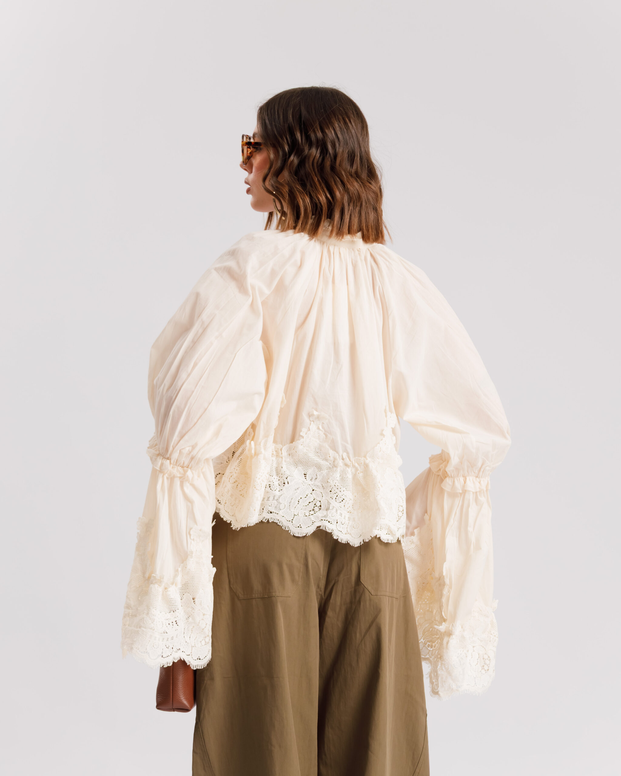 Camicia in cotone boho - H15033 - immagine 8