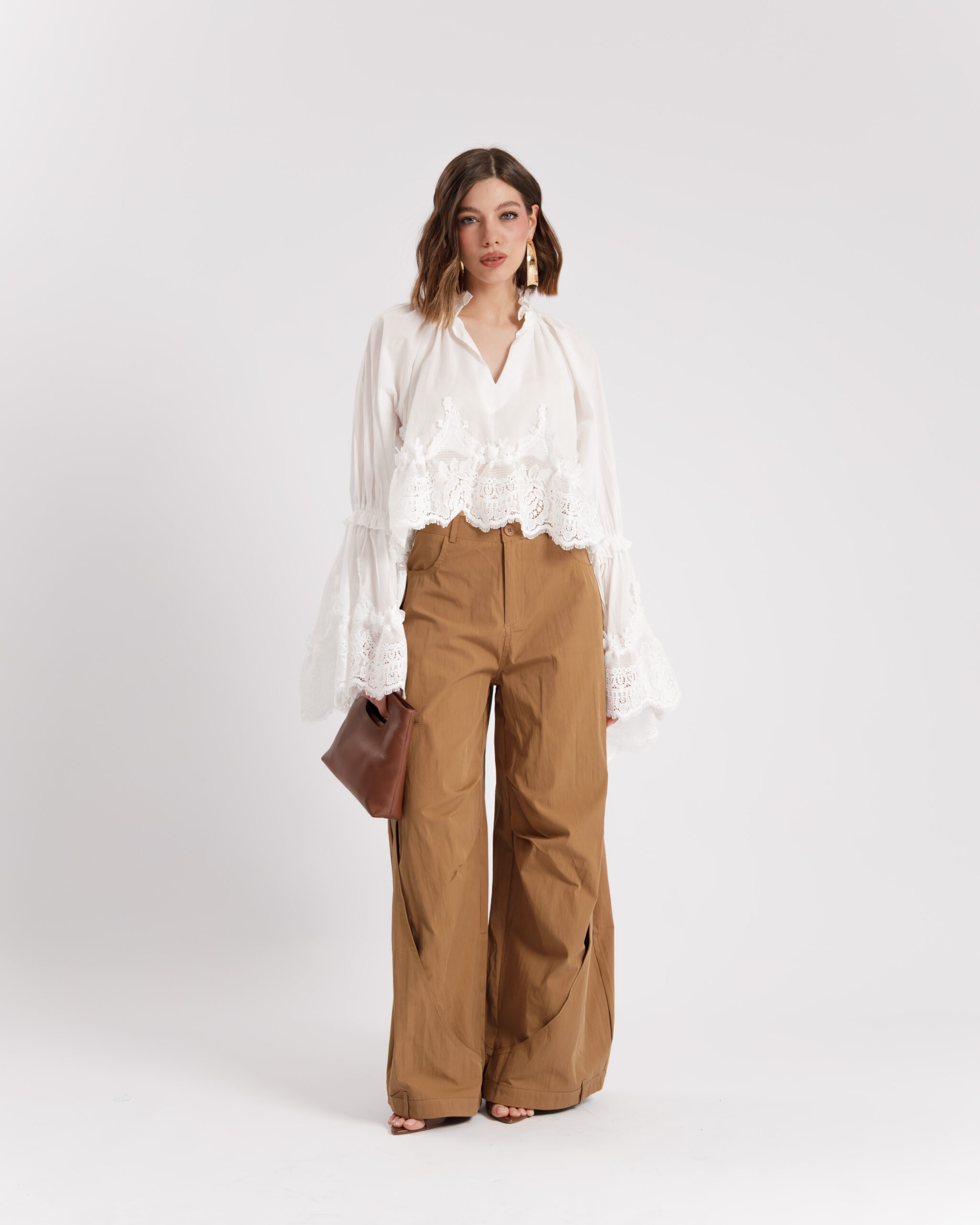 Camicia in cotone boho - H15033 - immagine 2